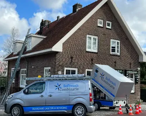 Dakreiniging kermaische pannen voor